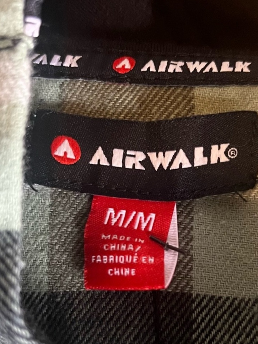 AIRWALK Long Sleeve Plaid Hooded Button-Down Shirt - Picture 10 of 13